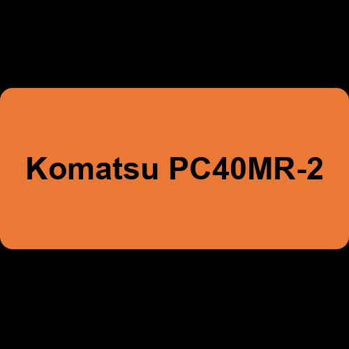 Komatsu PC40MR-2